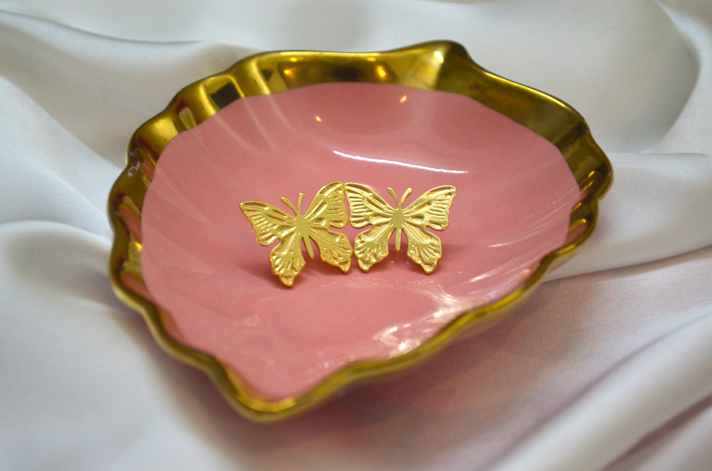 intage Butterfly Earrings