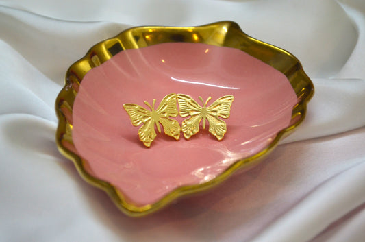 intage Butterfly Earrings