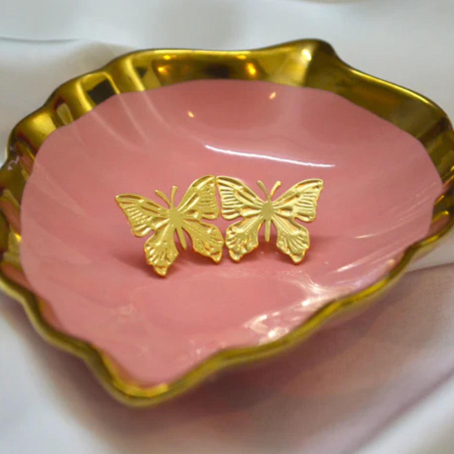 intage Butterfly Earrings