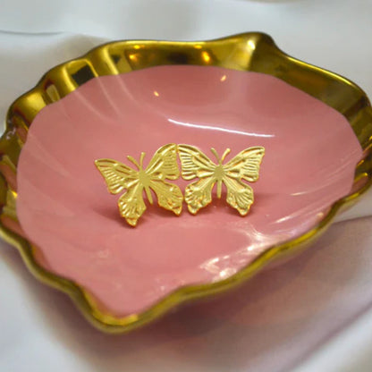 intage Butterfly Earrings