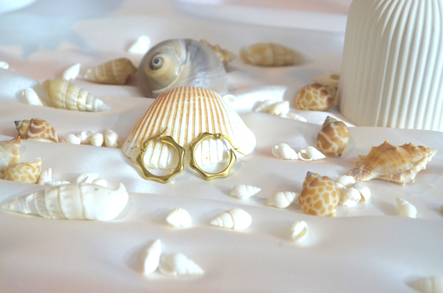 Golden Aura  Hoops