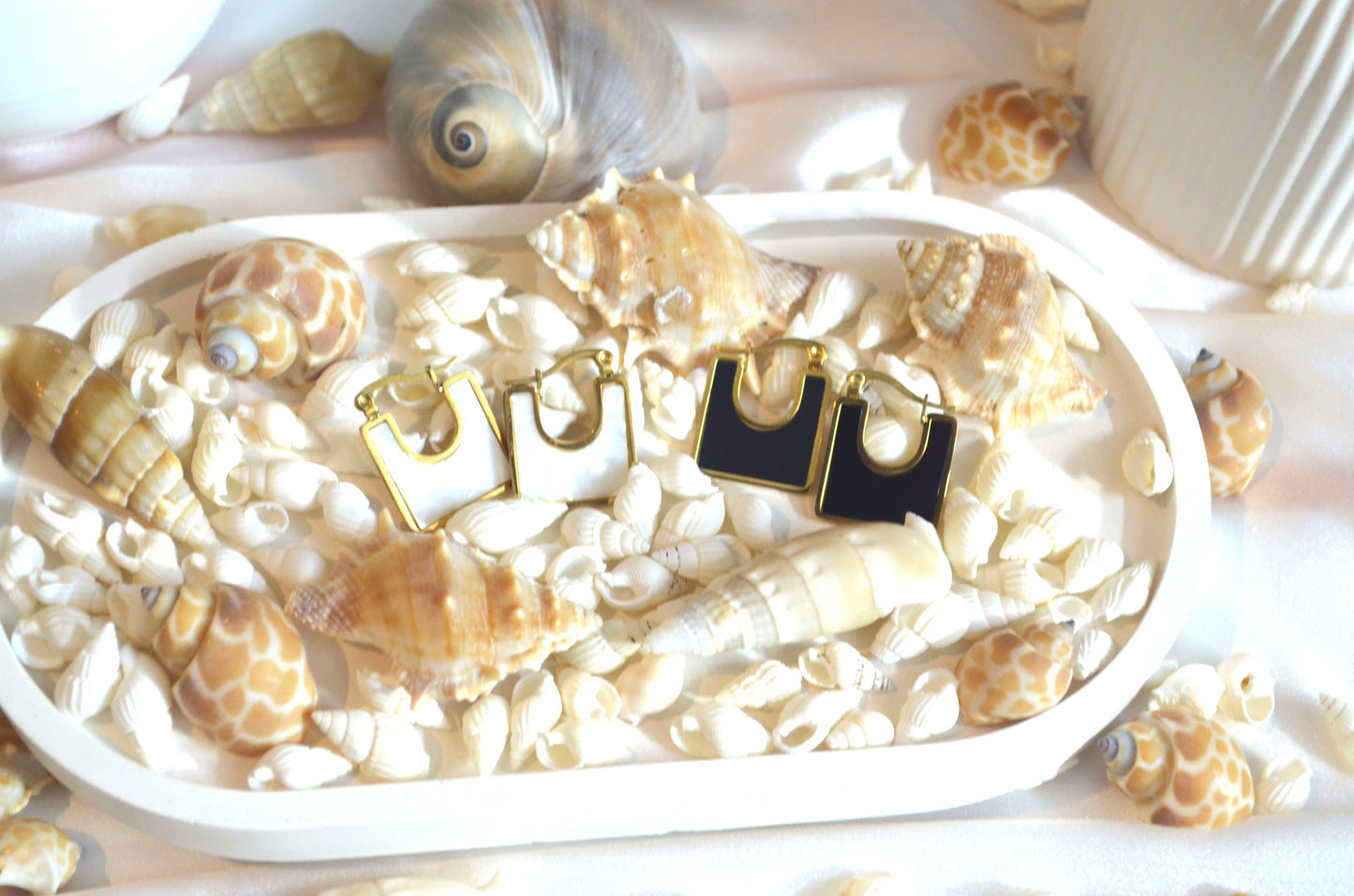 Square Marble Hoops