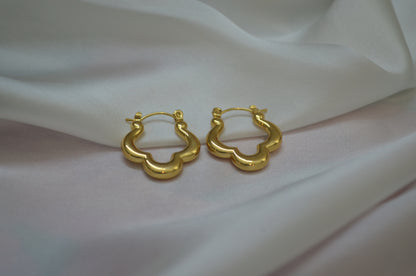 Golden Aura  Hoops