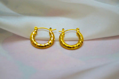 Golden Aura  Hoops