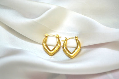 Golden Aura  Hoops